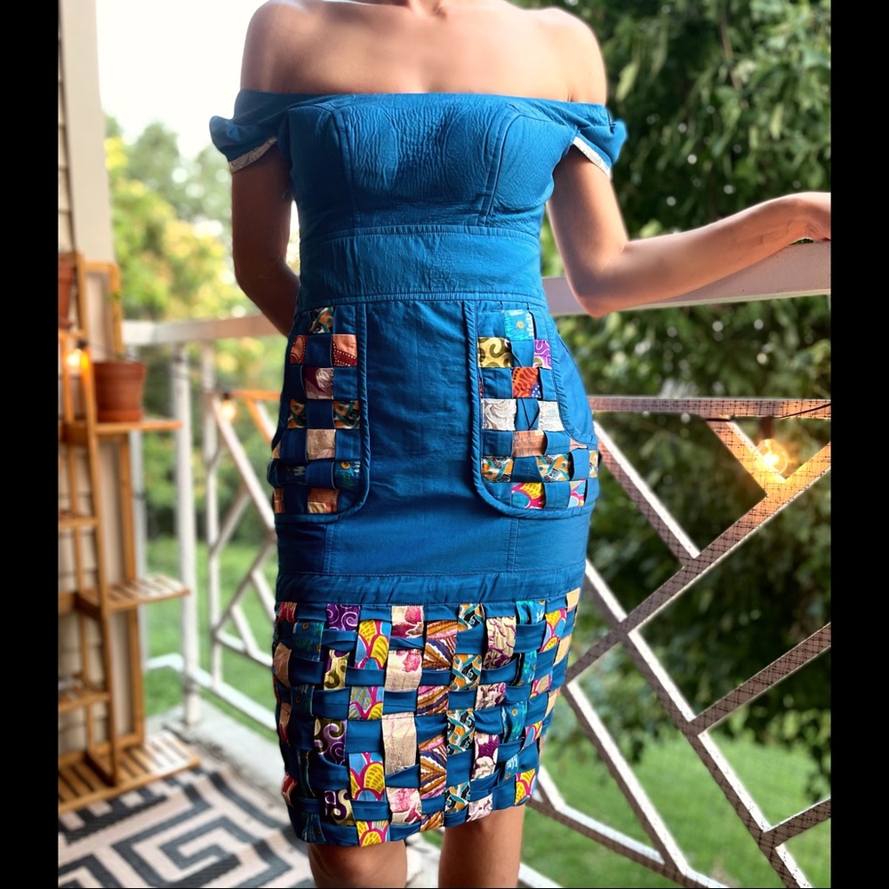 Artisan Style Interwoven Dress View 2